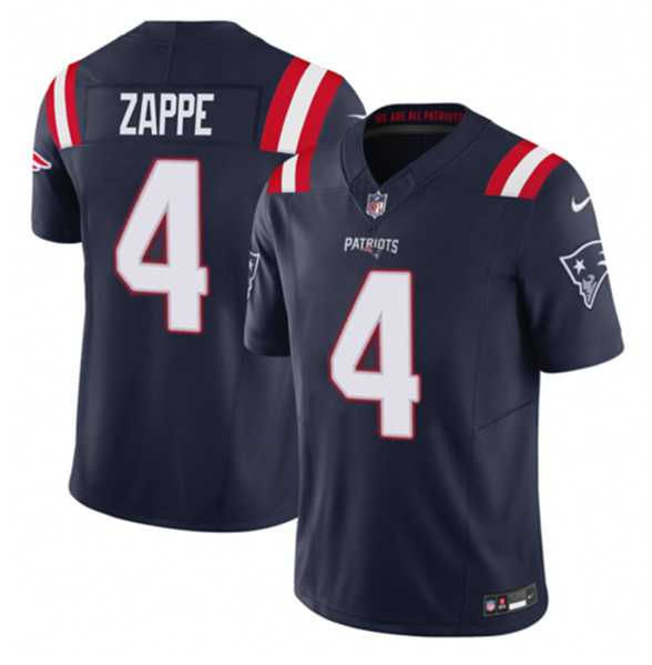 Men & Women & Youth New England Patriots #4 Bailey Zappe Navy 2023 F.U.S.E. Vapor Limited Jersey,We sell and wholesale Men & Women & Youth New England Patriots #4 Bailey Zappe Navy 2023 F.U.S.E. Vapor Limited Jersey on line form chian!